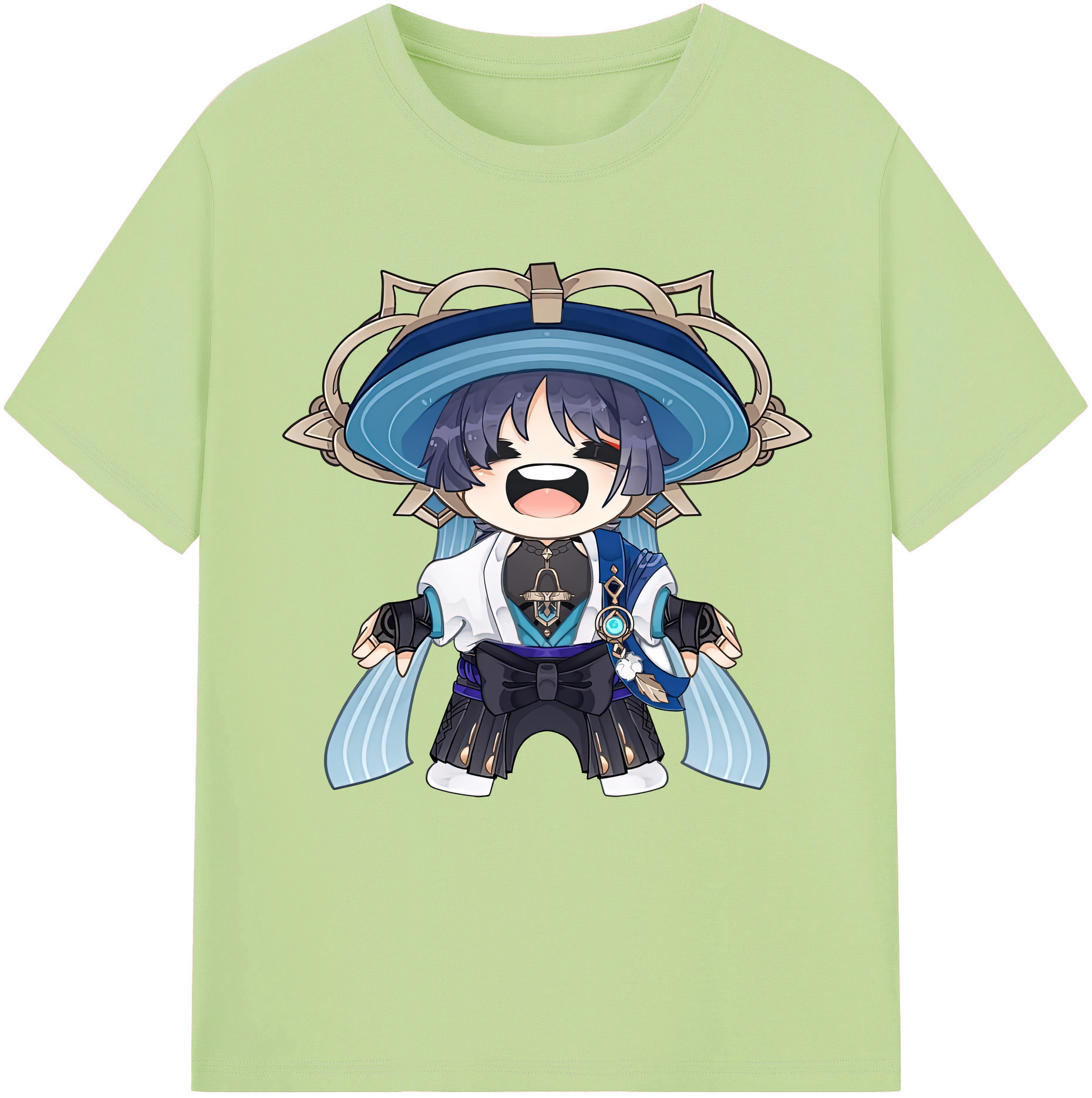 げんし神 さんペい genshin Sanpei 綿100％半袖Tシャツ（フロントプリント）